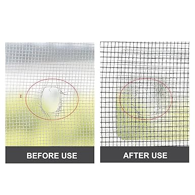 10PCS Self-Adhesive Drain Net Stickers – Anti-Clog Hair Catcher & Window Screen Repair Patch
