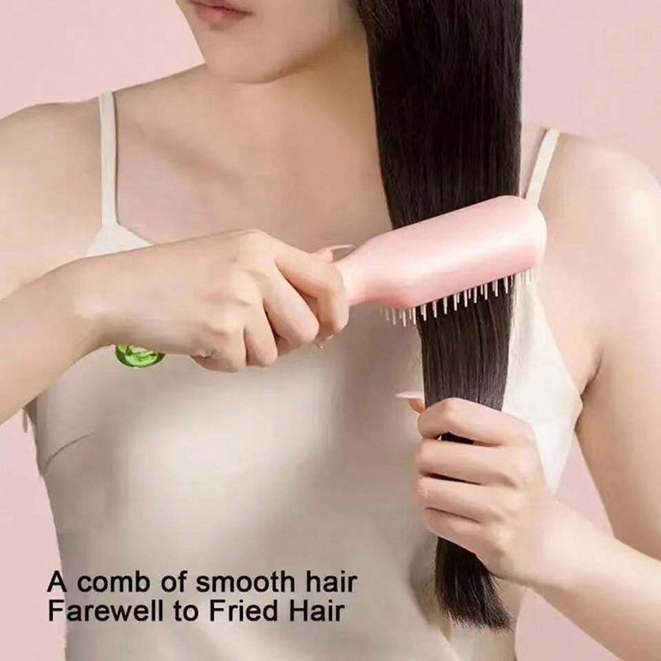 Premium Self-Cleaning Detangling Hair Brush