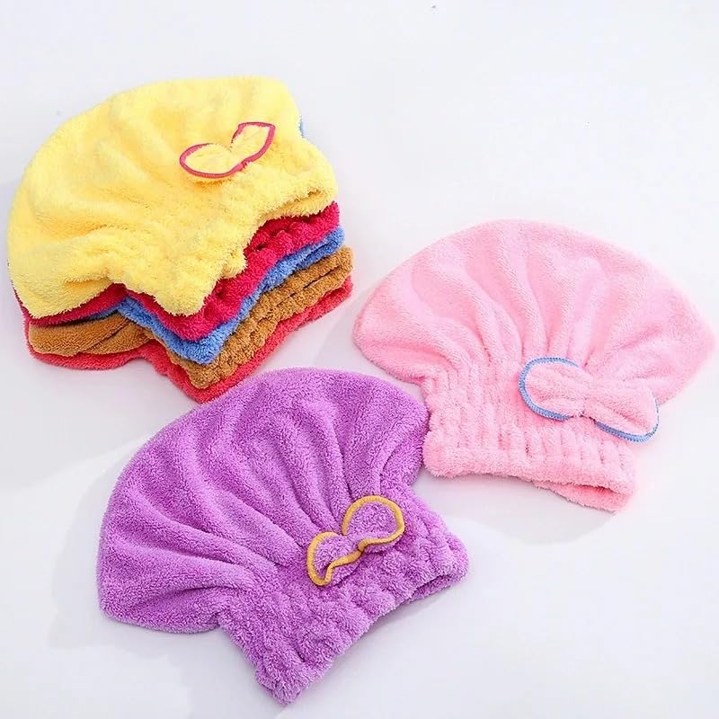 Ultra Absorbent Microfiber Hair Towel Wrap