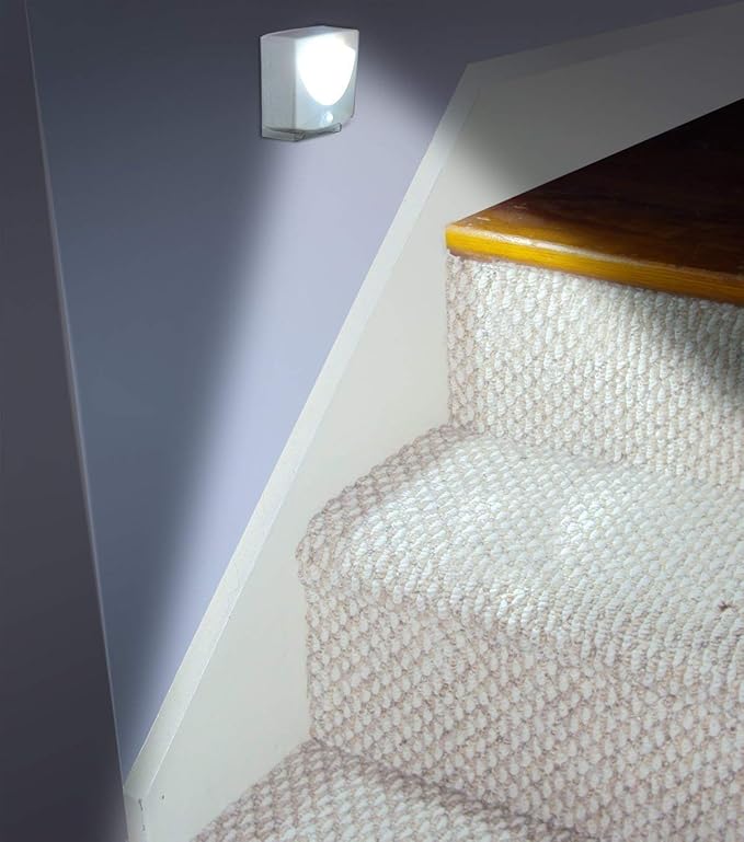 Motion Sensor LED Night Light | Wireless Battery-Powered Indoor & Outdoor Lamp