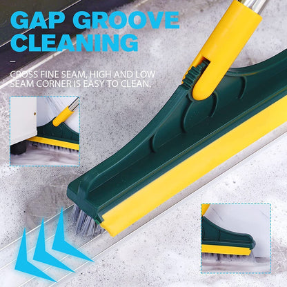2-in-1 Floor Cleaning Brush – 120° Rotating Scrub Brush for Bathroom, Tiles, Windows & Floor Cleaning