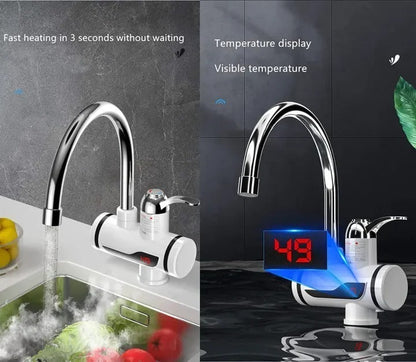 Electric Instant Water Heater Tap – Fast Heating Kitchen Faucet with Hot Water in Seconds