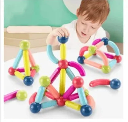 36 Pcs Magnetic Building Blocks & Rods Set for Kids