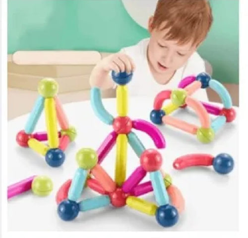 36 Pcs Magnetic Building Blocks & Rods Set for Kids