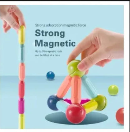 36 Pcs Magnetic Building Blocks & Rods Set for Kids