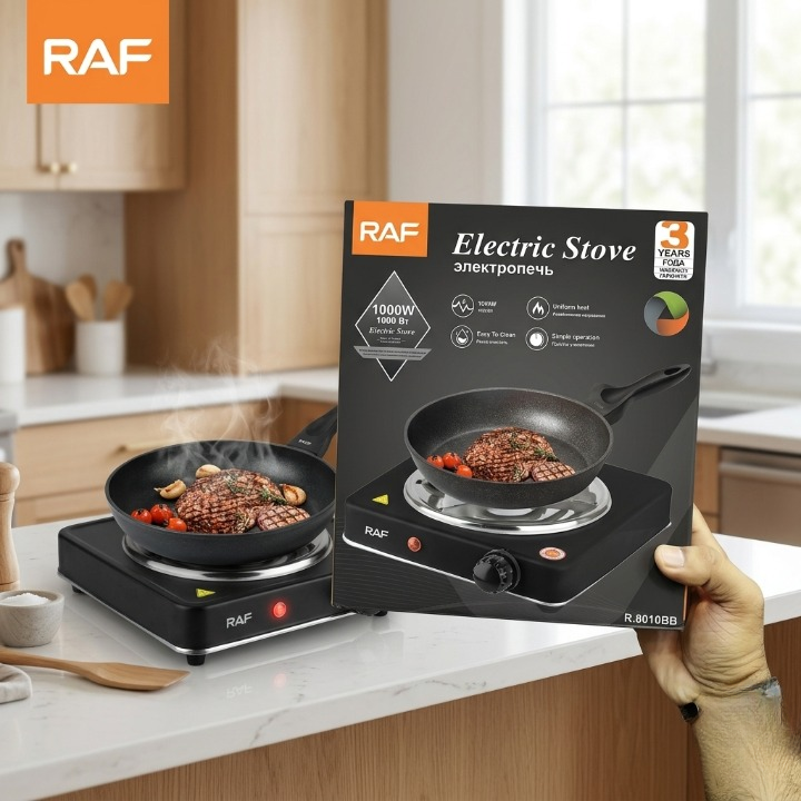 RAF Electric Stove – Portable Single Burner Hot Plate for Everyday Cooking