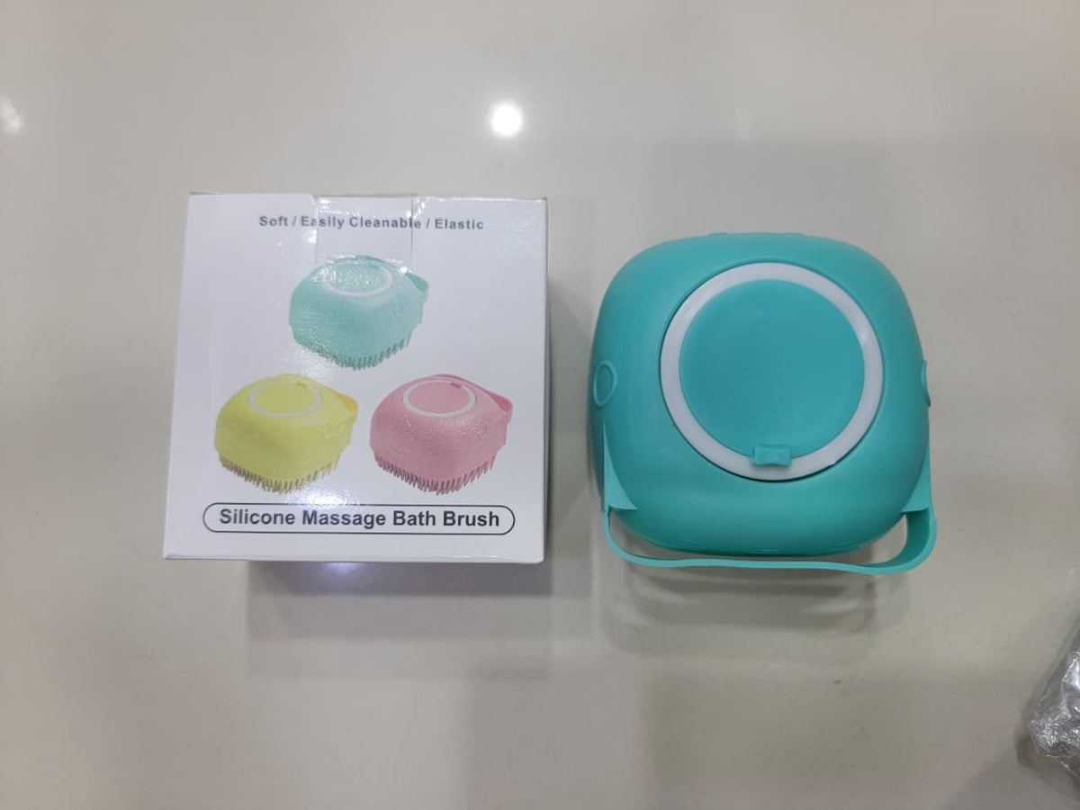2-in-1 Silicone Body Scrubber & Back Belt Combo