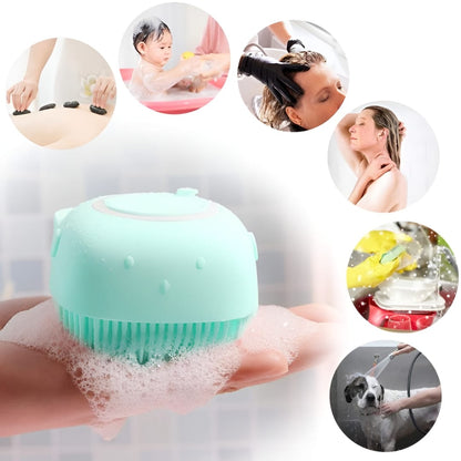 2-in-1 Silicone Body Scrubber & Back Belt Combo