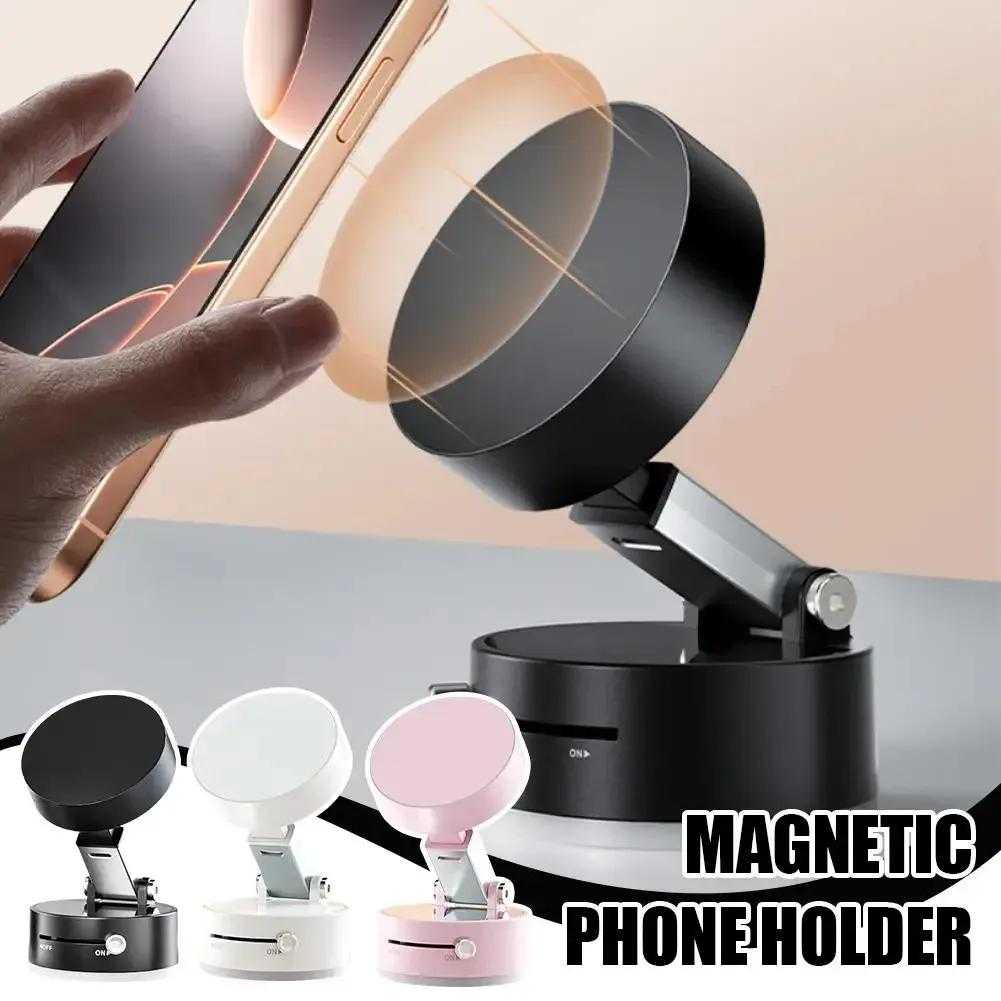Double-Sided Vacuum Magnetic Car & Gym Phone Holder