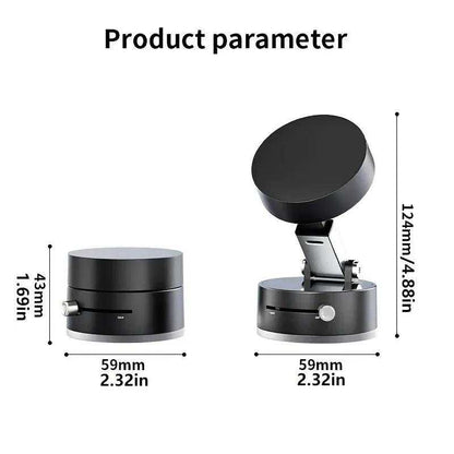 Double-Sided Vacuum Magnetic Car & Gym Phone Holder