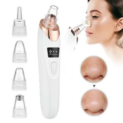 5-in-1 Rechargeable Blackhead Remover Machine – Facial Pore Vacuum, Acne Extractor & Deep Cleansing Face Suction Device