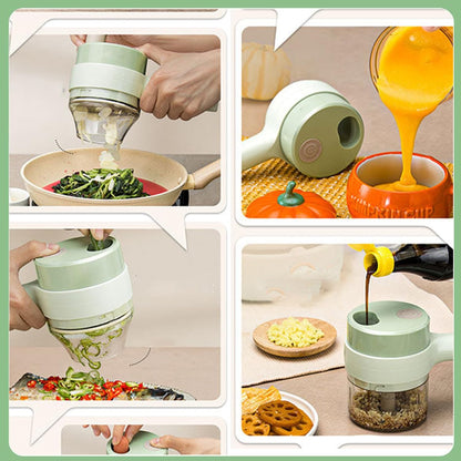 Electric Handheld Vegetable Cutter & Food Chopper | Multifunction Kitchen Slicer