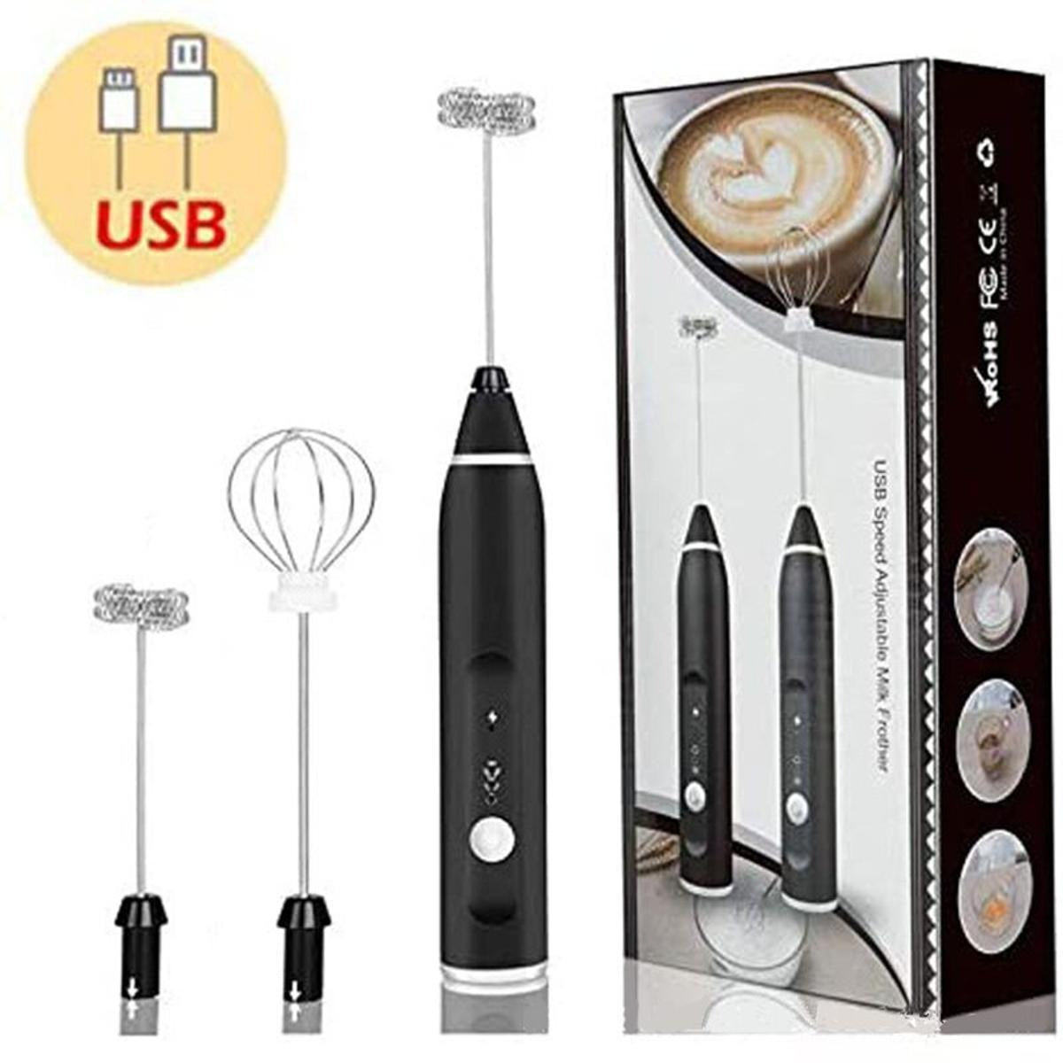 Rechargeable 2-in-1 Coffee Frother & Milk Mixer