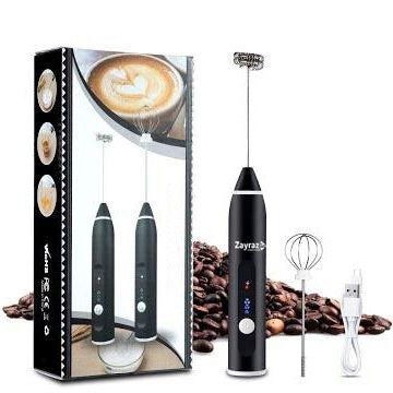 Rechargeable 2-in-1 Coffee Frother & Milk Mixer