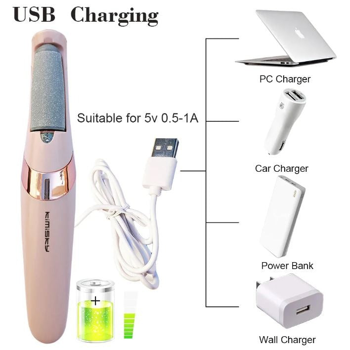 Electric Foot Callus Remover – Smooth & Soft Feet in Minutes