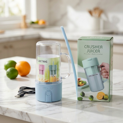 Portable USB Rechargeable Juicer Cup – Mini Blender for Fresh Smoothies & Shakes
