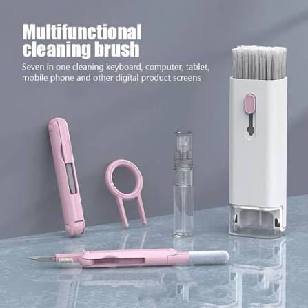 7-in-1 Keyboard Cleaning Kit for Laptops, Keyboards & Earbuds