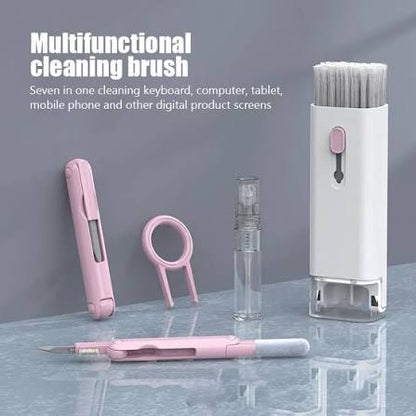 7-in-1 Keyboard Cleaning Kit for Laptops, Keyboards & Earbuds