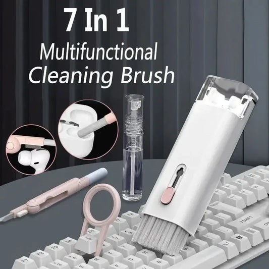 7-in-1 Keyboard Cleaning Kit for Laptops, Keyboards & Earbuds