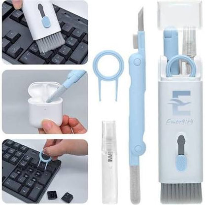 7-in-1 Keyboard Cleaning Kit for Laptops, Keyboards & Earbuds