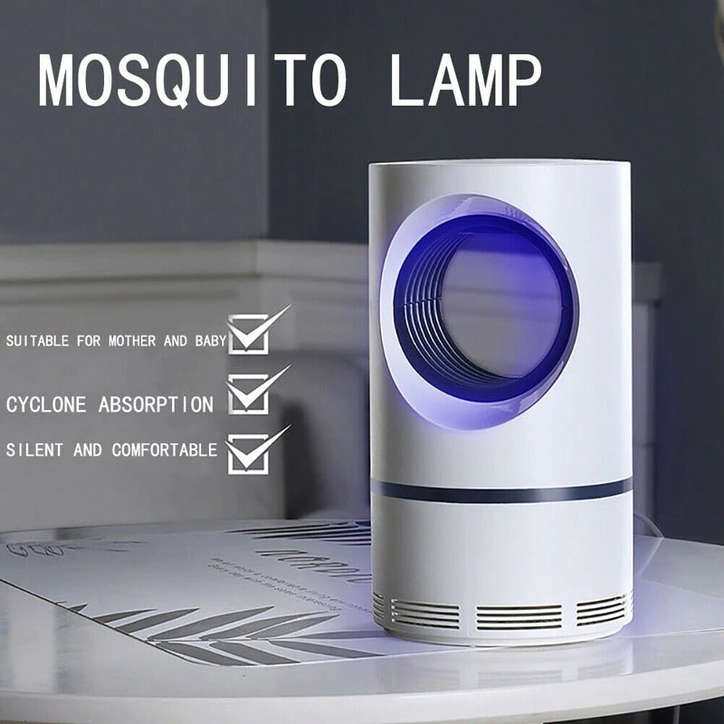 Rechargeable Mosquito Killer Lamp – Silent 360° UV Bug Zapper for Indoor & Outdoor Use