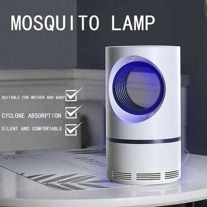 Rechargeable Mosquito Killer Lamp – Silent 360° UV Bug Zapper for Indoor & Outdoor Use