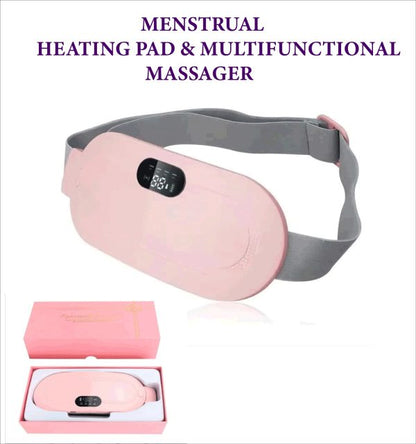 Electric Heating Pad Belt for Women – Rechargeable Period Comfort Belt with Heat & Massage Modes