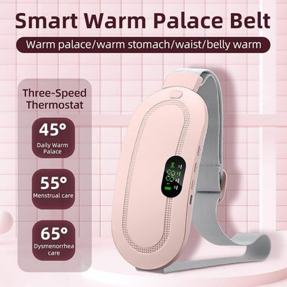 Electric Heating Pad Belt for Women – Rechargeable Period Comfort Belt with Heat & Massage Modes