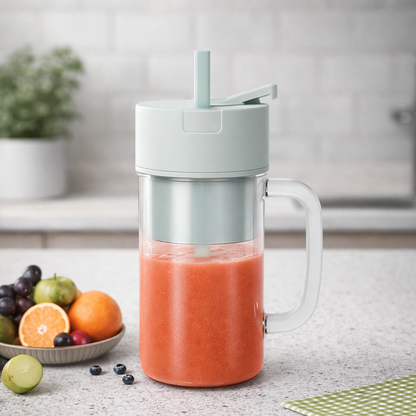 Portable USB Rechargeable Juicer Cup – Mini Blender for Fresh Smoothies & Shakes
