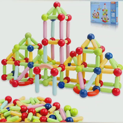 36 Pcs Magnetic Building Blocks & Rods Set for Kids